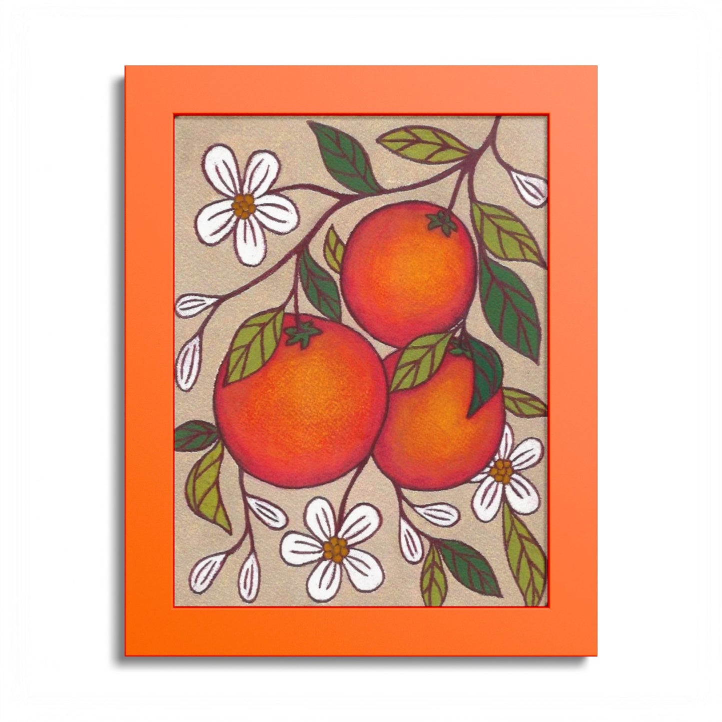 Orange You Glad — Framed Art Print
