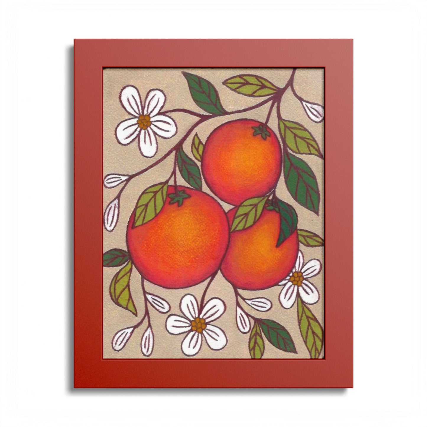 Orange You Glad — Framed Art Print