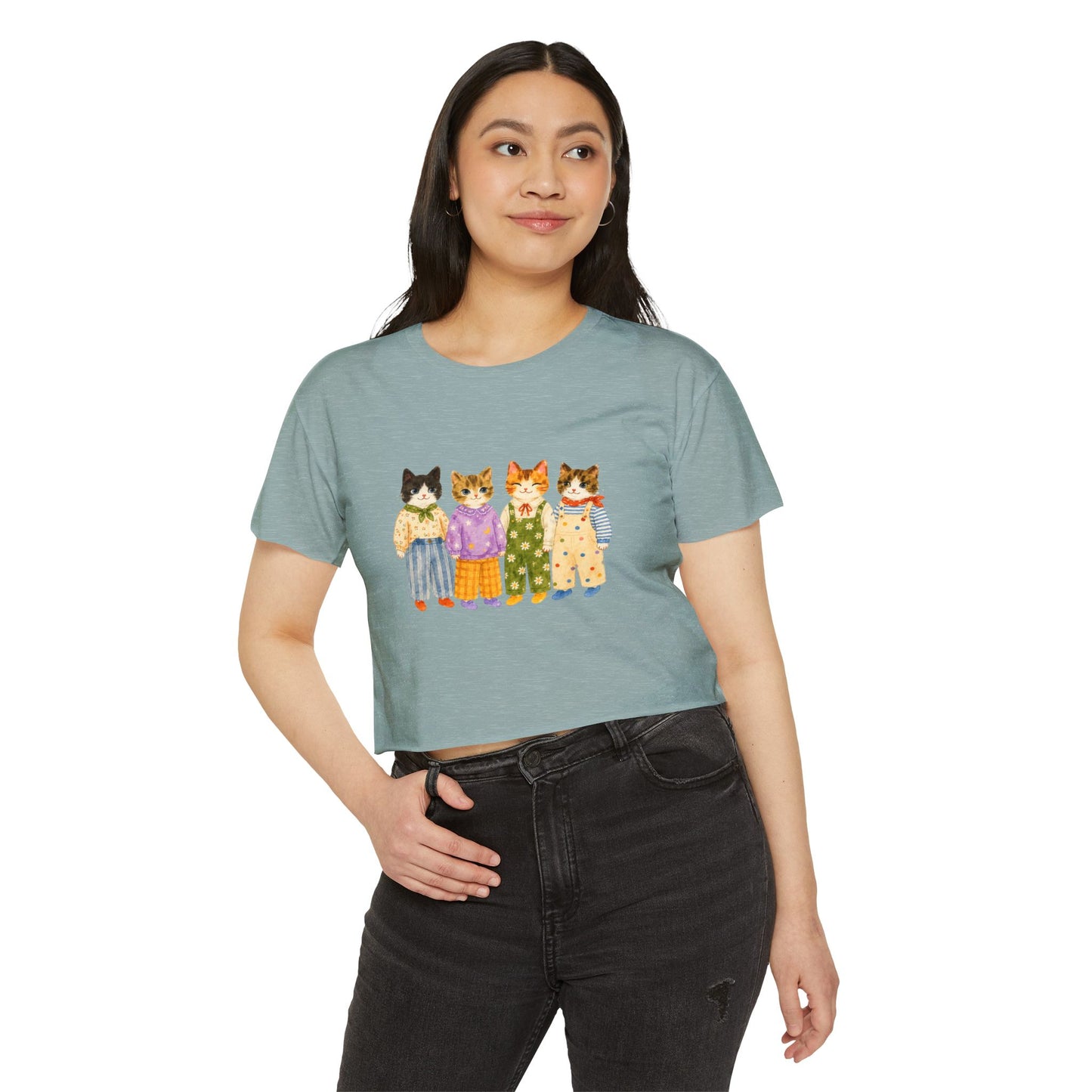 Meowrtists Crop Top