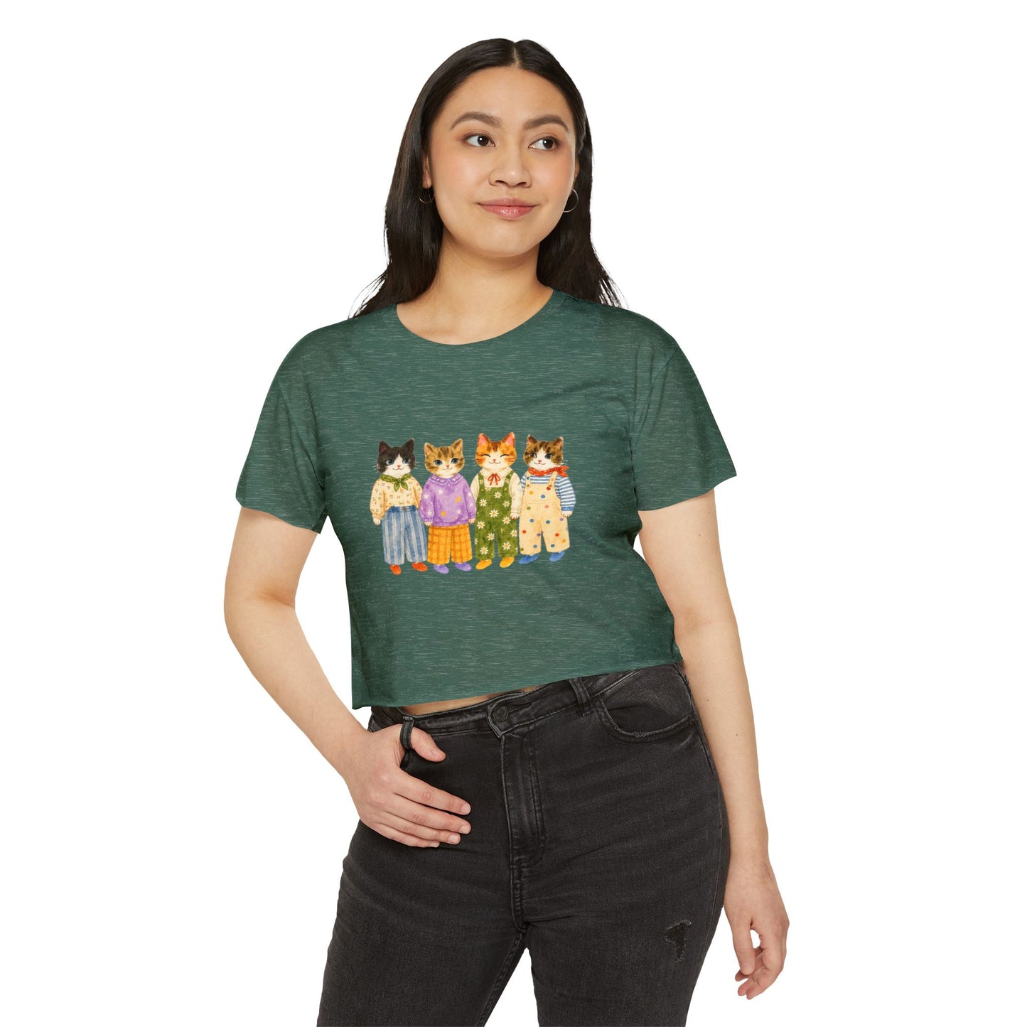Meowrtists Crop Top