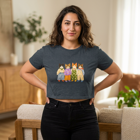 Meowrtists Crop Top
