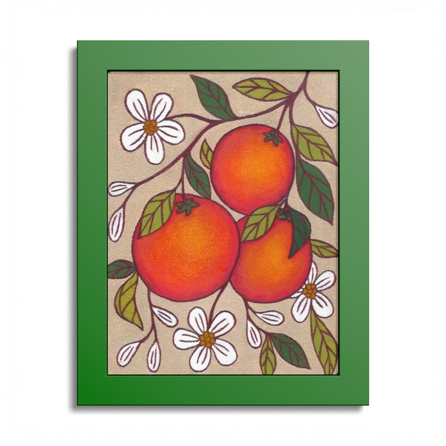 Orange You Glad — Framed Art Print