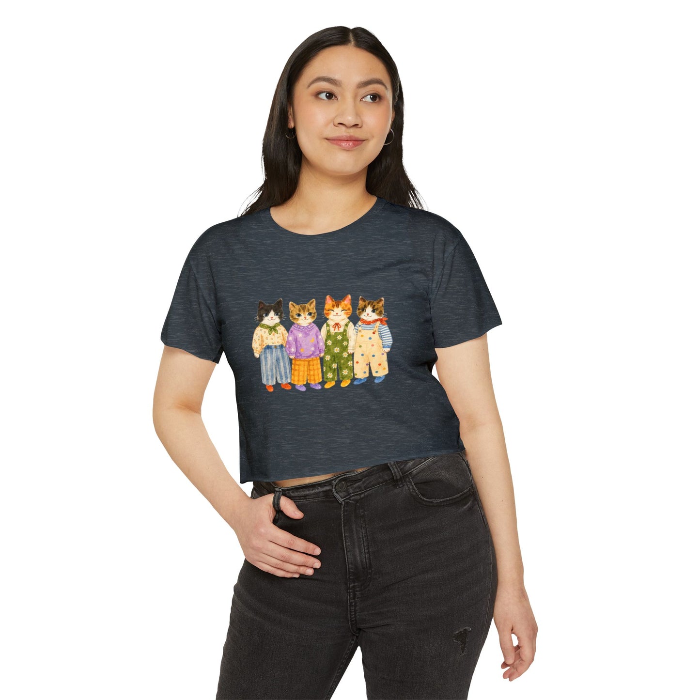 Meowrtists Crop Top